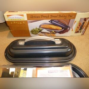 Baparoma 3-Piece Steam Baking Master Artisan French Bread Pan System
